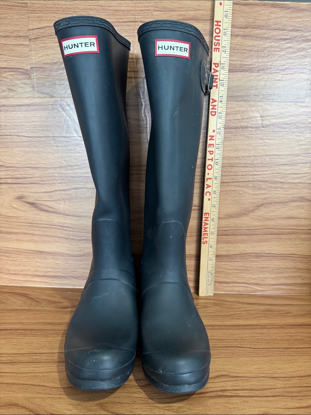 NAVY Hunter Matte Tall 16’ Classic Rain Boots
